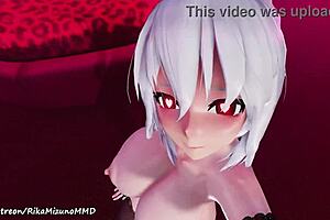 yo, check out yowane haku's sexy striptease 😏