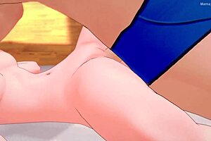 gwen hot and fucked in bed