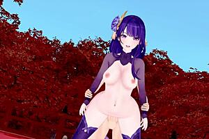 Raiden shogun screams in pov sex!