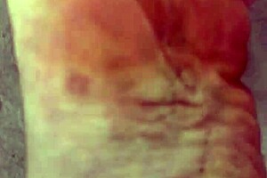 Hungarian Babe Removes Nylon for Shower