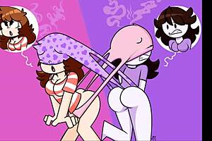 Compilation of cartoon girl wedgies