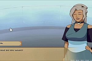 Korra's Oppai in Four Element Trainer