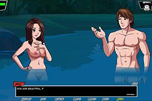 Andrea's sweet Italian pussy is the focus of this porn game