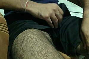 Indian Desi guy in a steamy homemade gay solo session