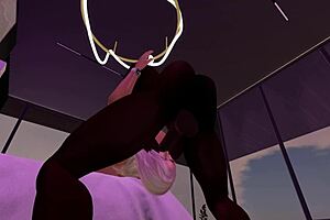 Second Life Black Man Fucks Latina Woman In Her Bedroom!