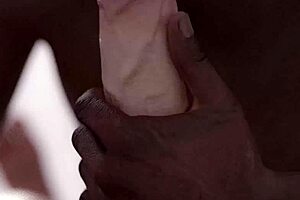 Black Man Sucks Big White Dick With Raw Intensity!