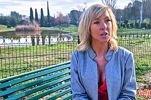 Watch Emmy, the Belgian MILF who's hot for ass in this video part 1?