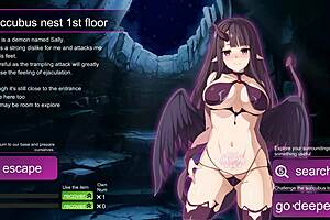 Pretty Lady's Footjob In Suc Dung Hentai Game!