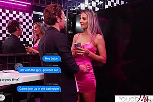 Blonde Hotwife Shared In Nightclub Bathroom - Mandy Rhea