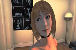 VR experience of a beach house party with sex and cumshots