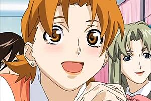 More hot office girls in lingerie, this time in anime form
