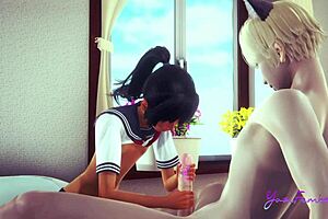 Yaoi Femboy Simon - Can He Handle That Massive Cock in Tight Action?