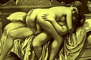 Vintage erotic sketches bring steamy fantasies to life in retro style