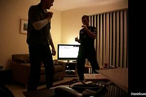 Gay foot kickboxing match