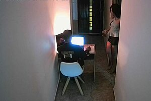 I talked the shy security guard into filming a porn video but it went totally wrong!