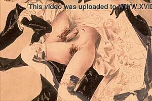 Vintage Erotic Illustration From Retro Anime Hentai!