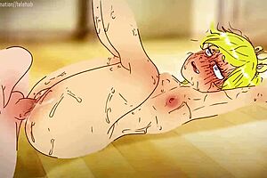 I laugh with Lola Loud's small tits while fucking her