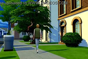 A hot and animated parody of The Sims 4 Back to the Future XXX