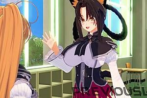 Akeno Surprises with NTR Madness in High School DxD Hentai Full Movie