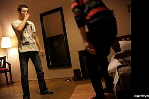 Gay foot kickboxing match