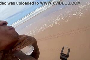 wild nudist beach orgy with hot african amigas!