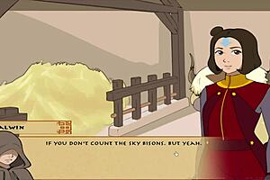 four elements trainer explores pussy with experience in anime hentai