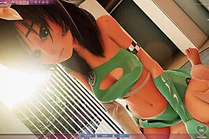 cute 3d anime hentai girl riding cock in our apartment