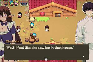 elf slut fucked at work