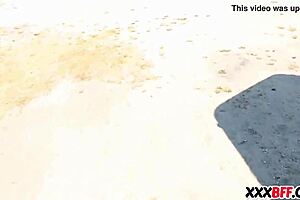 Farm girls eagerly share massive cock on the ranch.