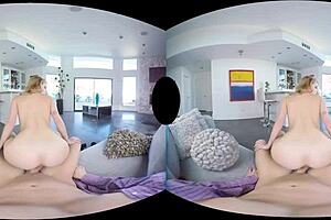 blonde harlot arya fae has valentine anal with you in vr