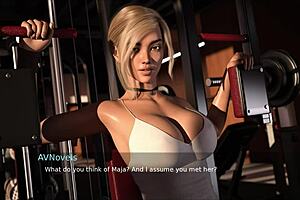 Adult visual novel with big tits cartoon star Summers gone 43
