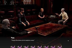 in pale carnations part 21, the milf gets licked and bound naked