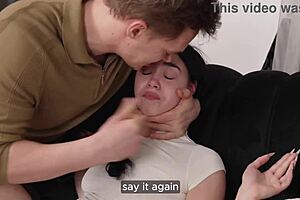 my foster parents punished me roughly with slaps and monster cock humiliation