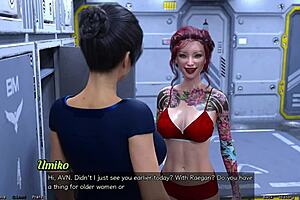 stranded in space, big tits milf wants to talk