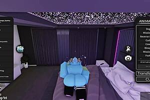 In roblox, furry gay characters have oral sex with shemales