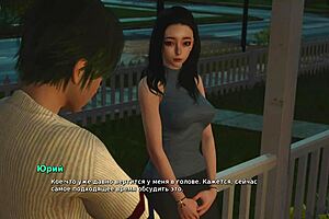 IN THE GAME, MY BULLY TURNS INTO MY LOVER, ROUGHLY HANDLING MY BEAUTIFUL BODY WITH HUGE BOOBS AND NIPPLES EXPOSED, PART 28