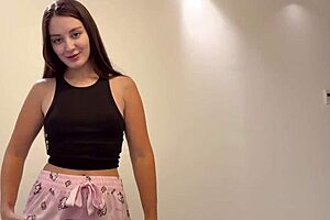 Petite step sister gets puffy nipples and big cock