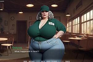 Big-boobed MILF enjoys intense anal sex in games