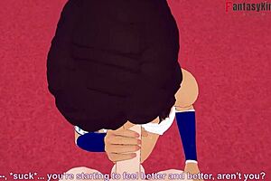 Vau! Avatar Korra naredi popoln blowjob!