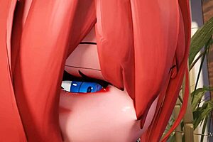 Special sex content with a risqué anime cat girl