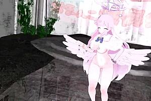 Mika's Intriguing 3D Cartoon Anime Adventure