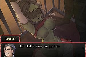 Saving cute goblin girl from BDSM in harem hentai ep 8!