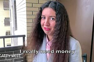 picked up young 18+ katty west for anal sex in public for cash