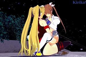 i love watching fate and nanoha in futanari lesbian sex