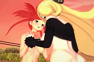 Emotional Beach Threesome