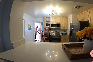 Latina Squirting Orgasm From Big Black Cock Sucking