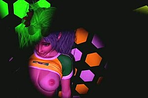 3D adult film features cowgirl sex in a night club