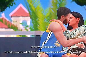 courtside passion - 3d hentai - preview version... oh man, it's so naughty!