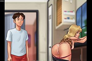 Super Busty Stepmom Wants To Get Fuck Hard Then Horny Dude Fucks Her With His Huge Cock - Summertime Saga 12 - 3d Hentai
