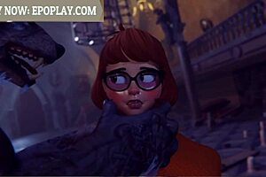 Werewolf licks and fucks perfect pussy in anime hentai